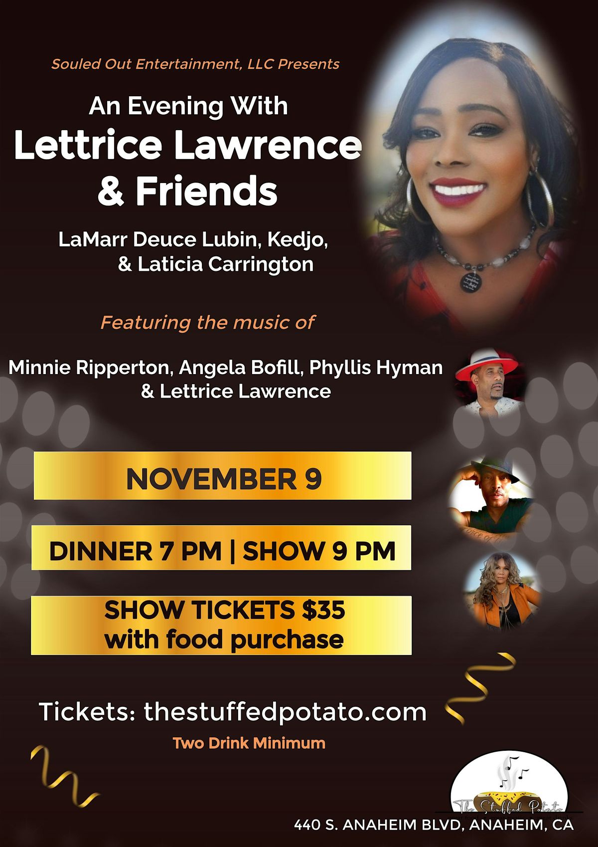 An Evening with Lettrice Lawrence & Friends