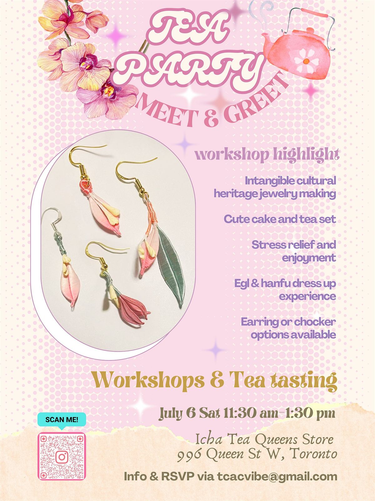 J-fashion and Hanfu Tea Party & Heritage Jewelry Making Workshop