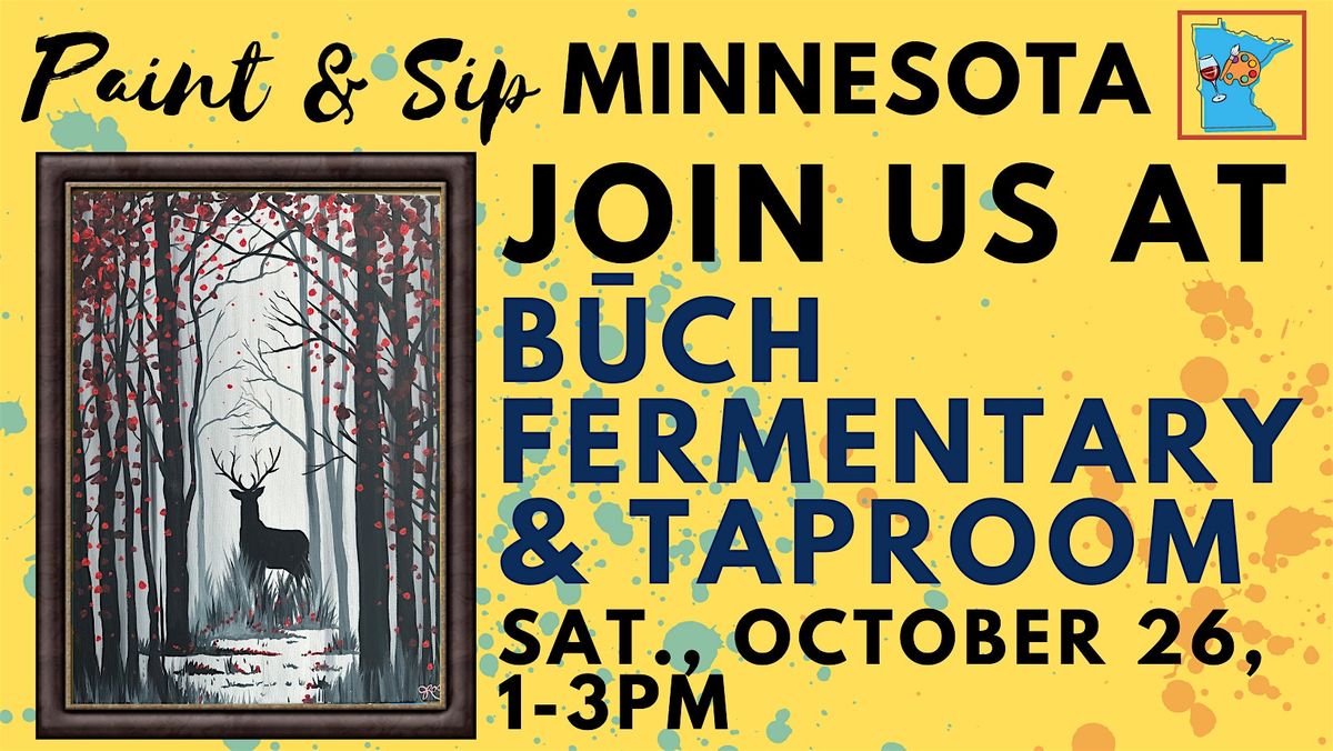 October 26 Paint & Sip at B\u016aCH Fermentary & Taproom