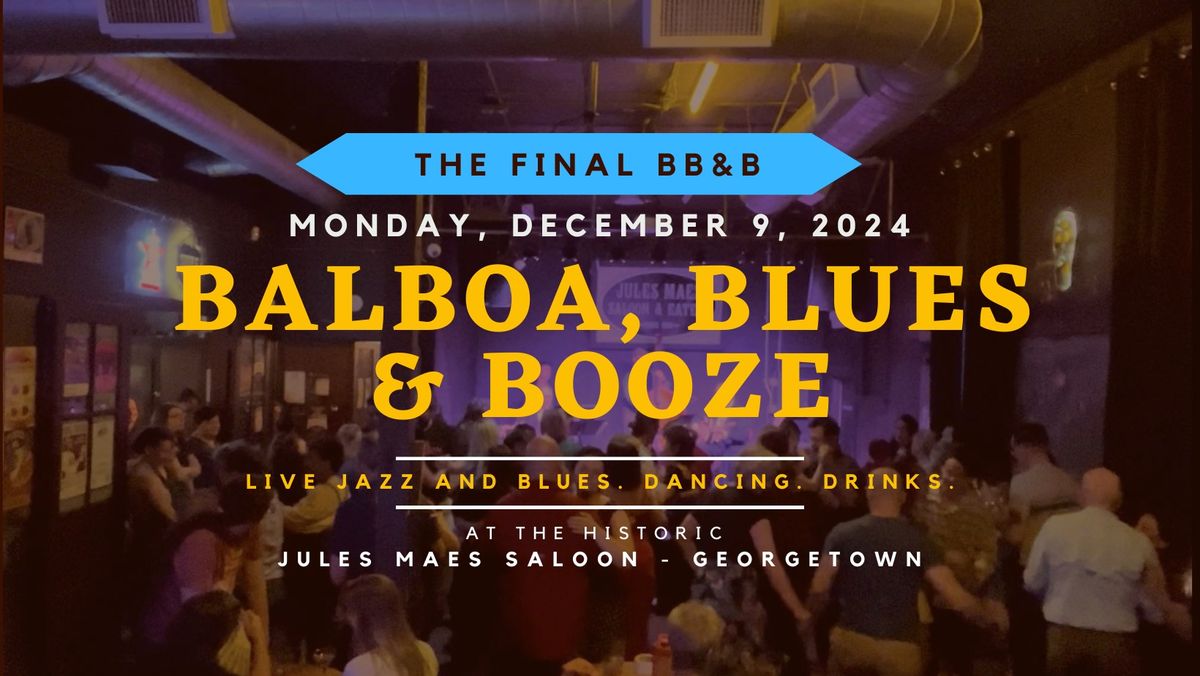 Balboa Blues & Booze with The Hot Rhythm Club All Stars