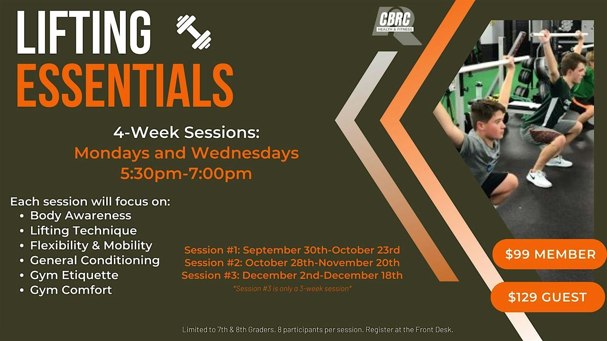 Fall Lifting Essentials - Session 1 (4-weeks)