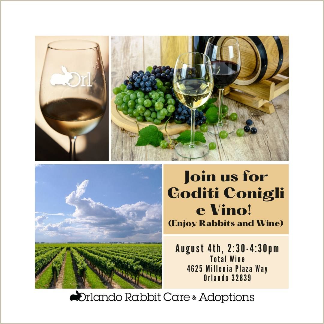 Enjoy Rabbits & Wine-Goditi Conigli e Vino