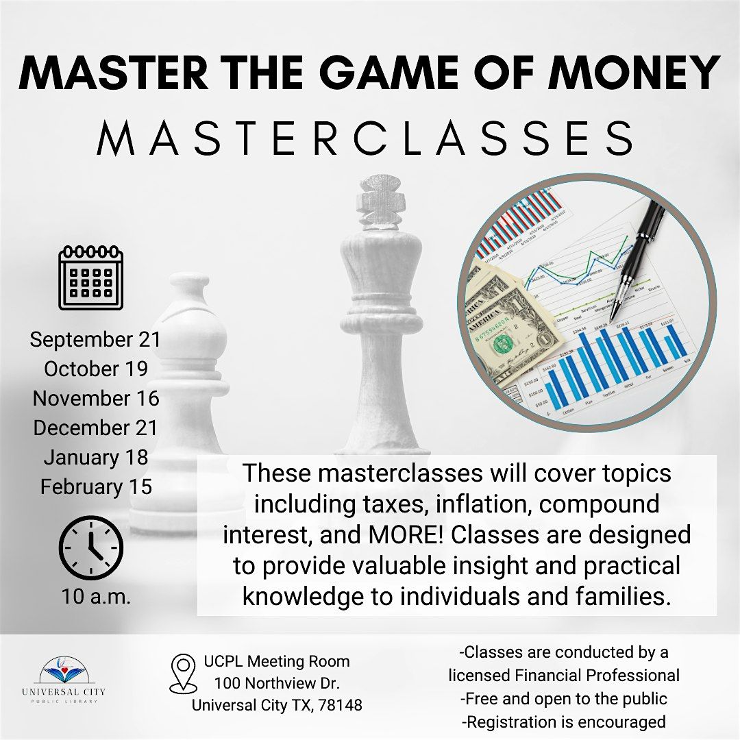 Master The Game of Money Masterclass