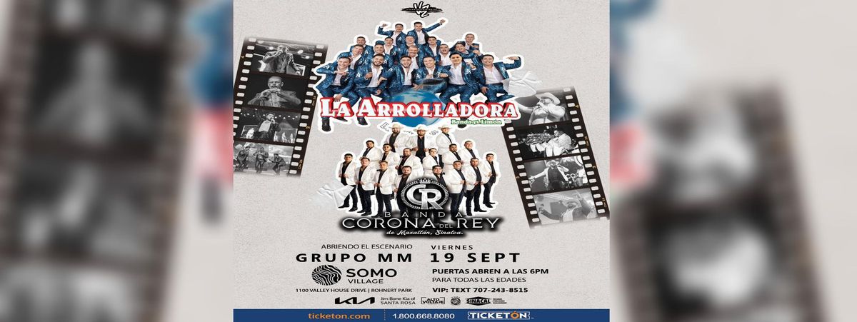LA ARROLLADORA, BANDA CORONA DEL REY