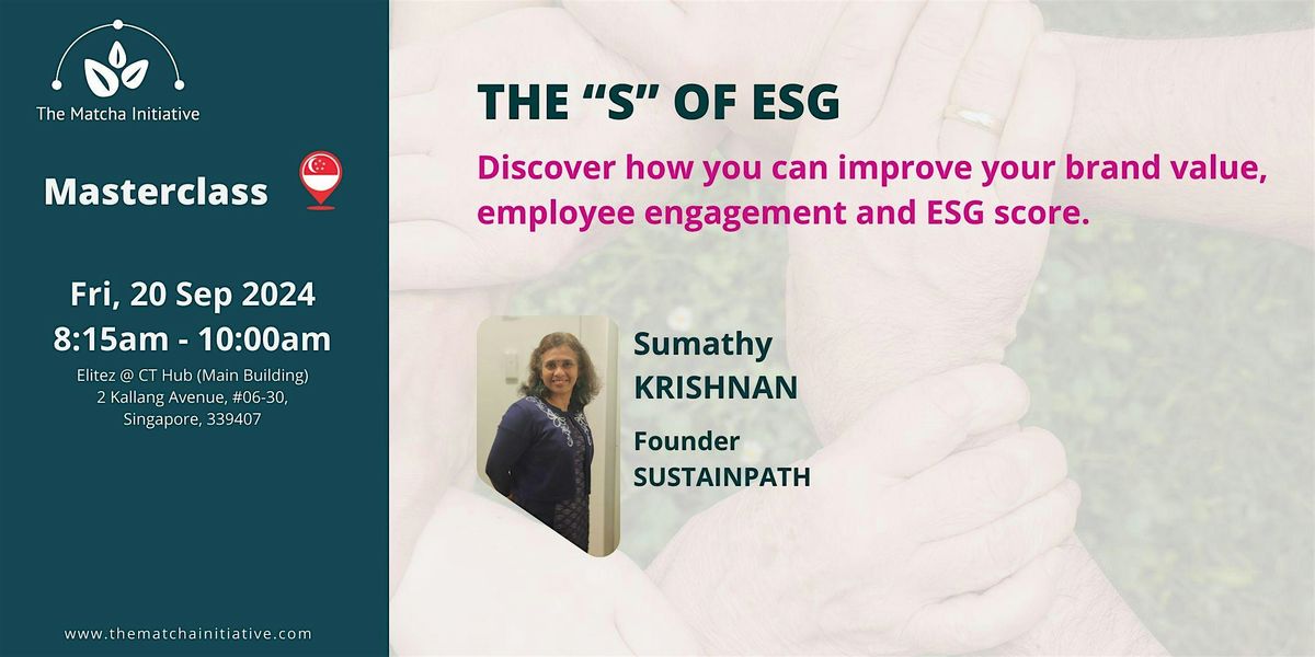 The 'S' of ESG