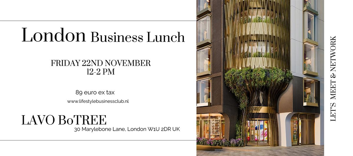 London Business Lunch