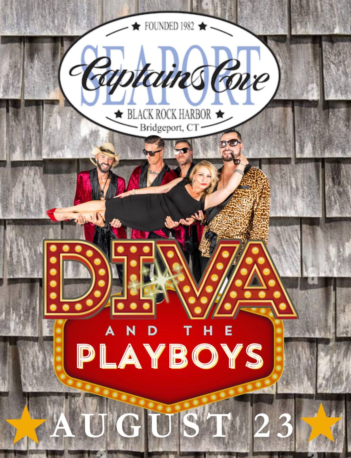 Diva and the Playboys @ Captain's Cove Bridgeport, CT 8.23.25!