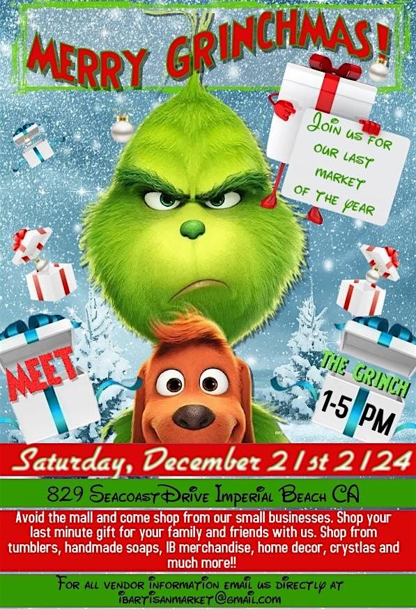 Grinchmas at the IB Artisan Market