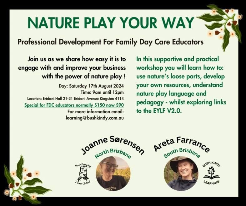 Nature Play Your Way FDC Training 