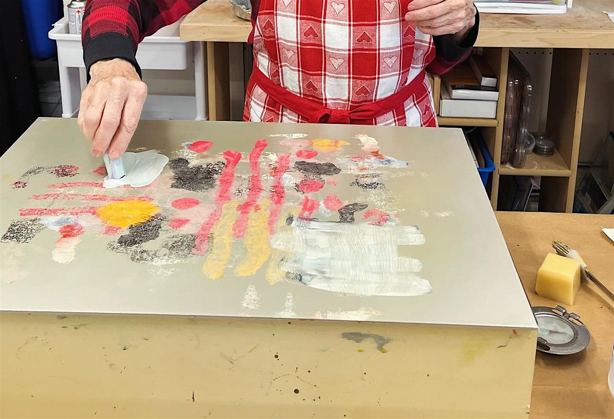 Introduction to Encaustic  Monoprinting - 1Day  Workshop