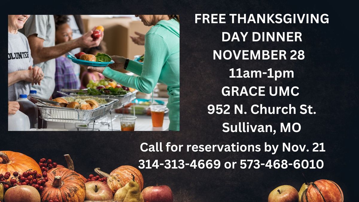 FREE Thanksgiving Dinner