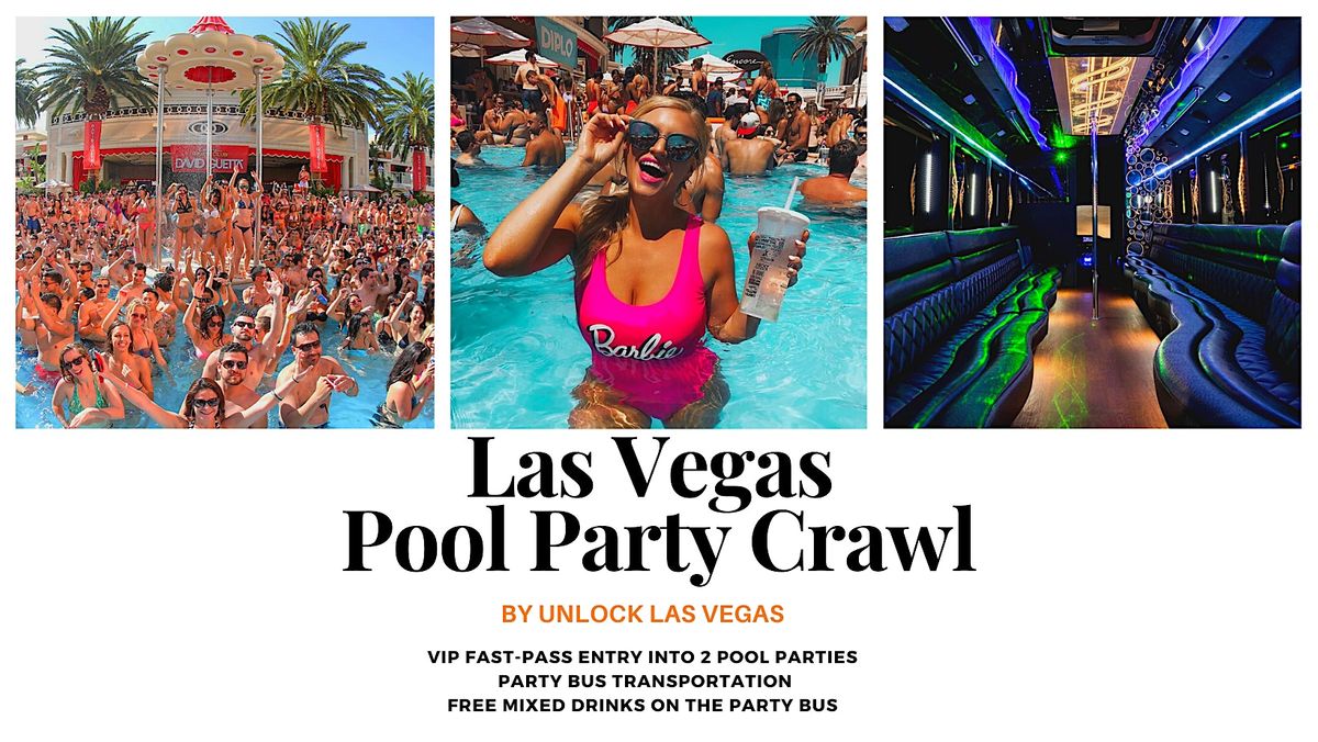 #1 Pool Party Crawl w\/ Party Bus & Open Bar!!!