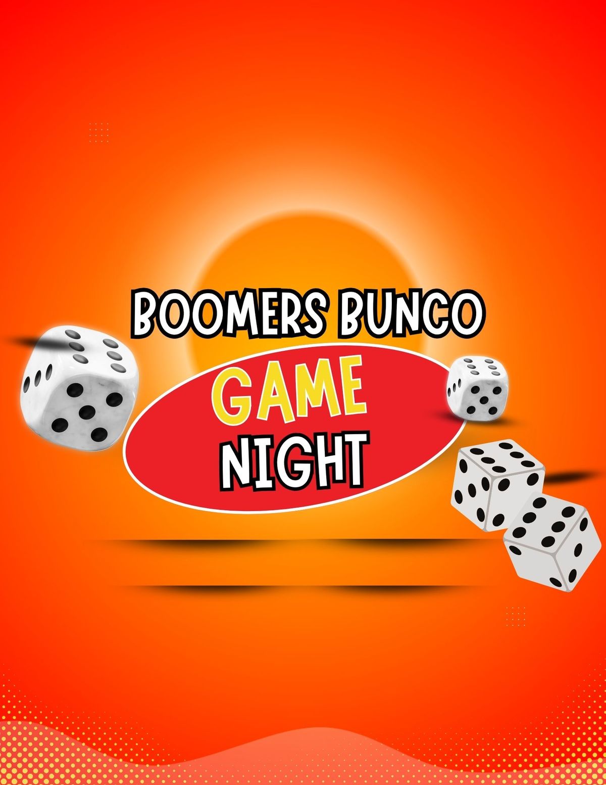 Bunco for Boomers Game Night