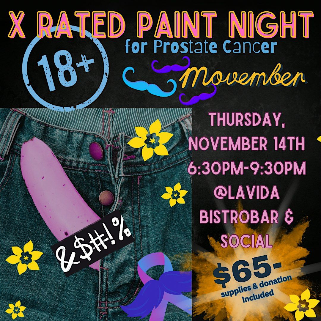 X Rated Paint Night for Movember!