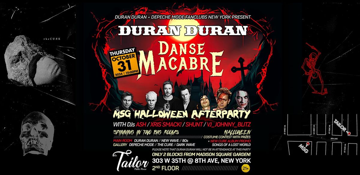 Halloween Duran Duran MSG AfterParty!!