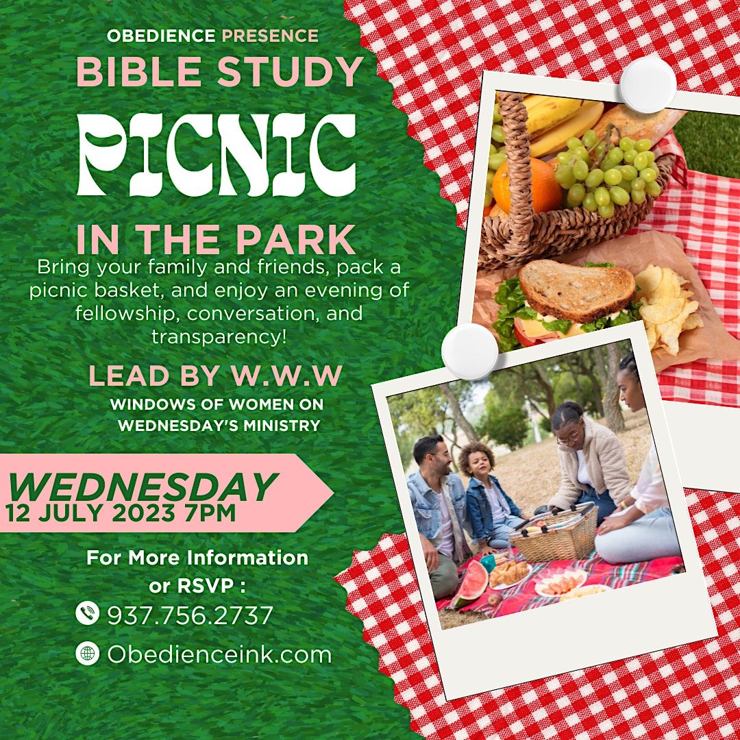 Bible Study Picnic with W.W.W (Windows of Women on Wednesday's Ministry)