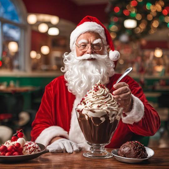 Sundaes with Santa!