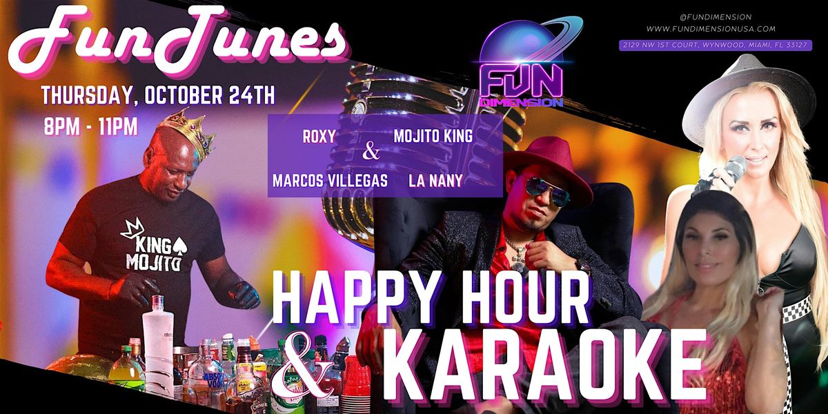 FunTunes Happy Hour & Karaoke Night!