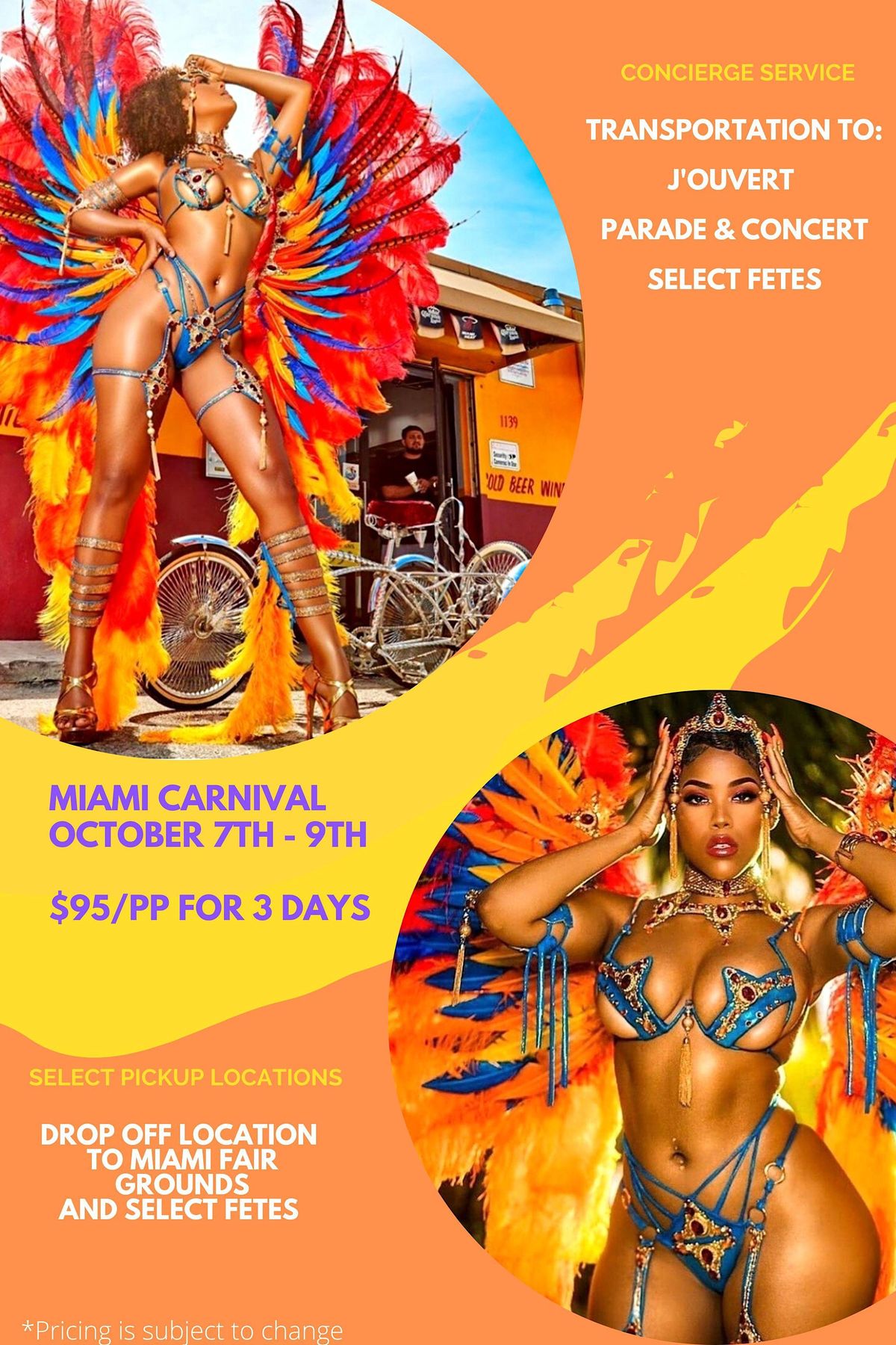 Miami Carnival 2022 Concierge  Service