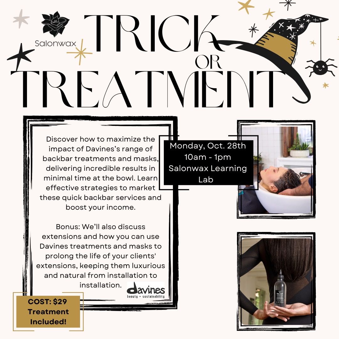 Trick or Treatments Davines Class 2024