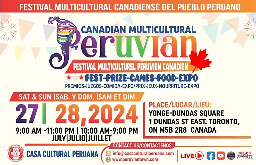 CANADIAN MULTICULTURAL PERUVIAN FEST 2024-DAY 1