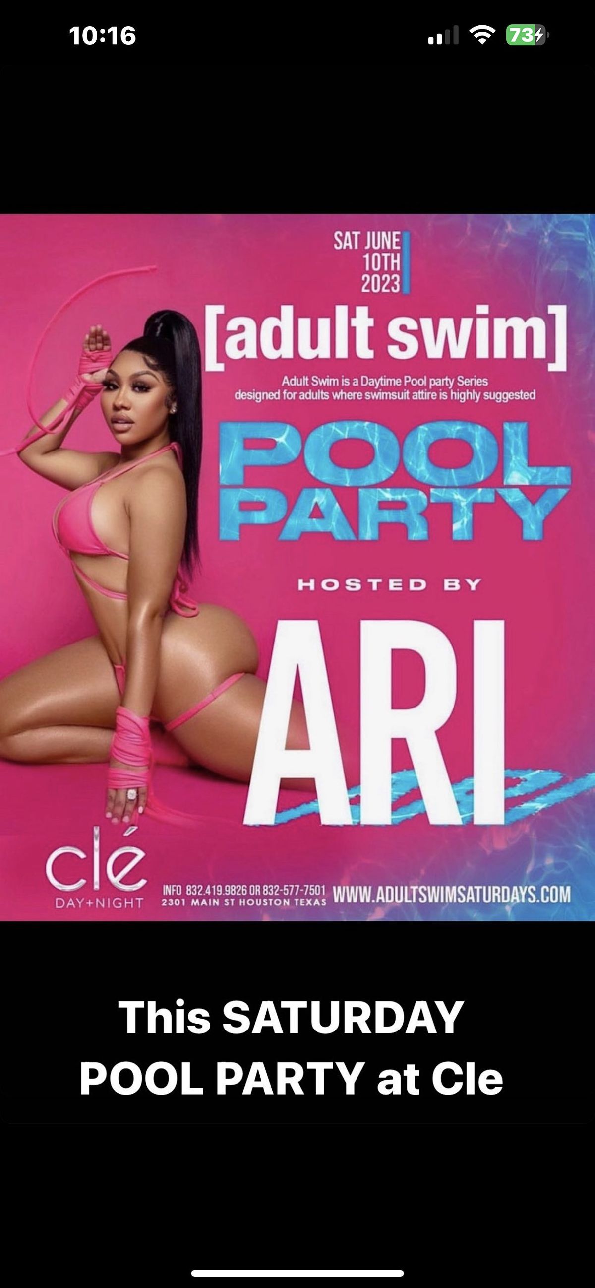 @CLEPOOLPARTY ADULT SWIM