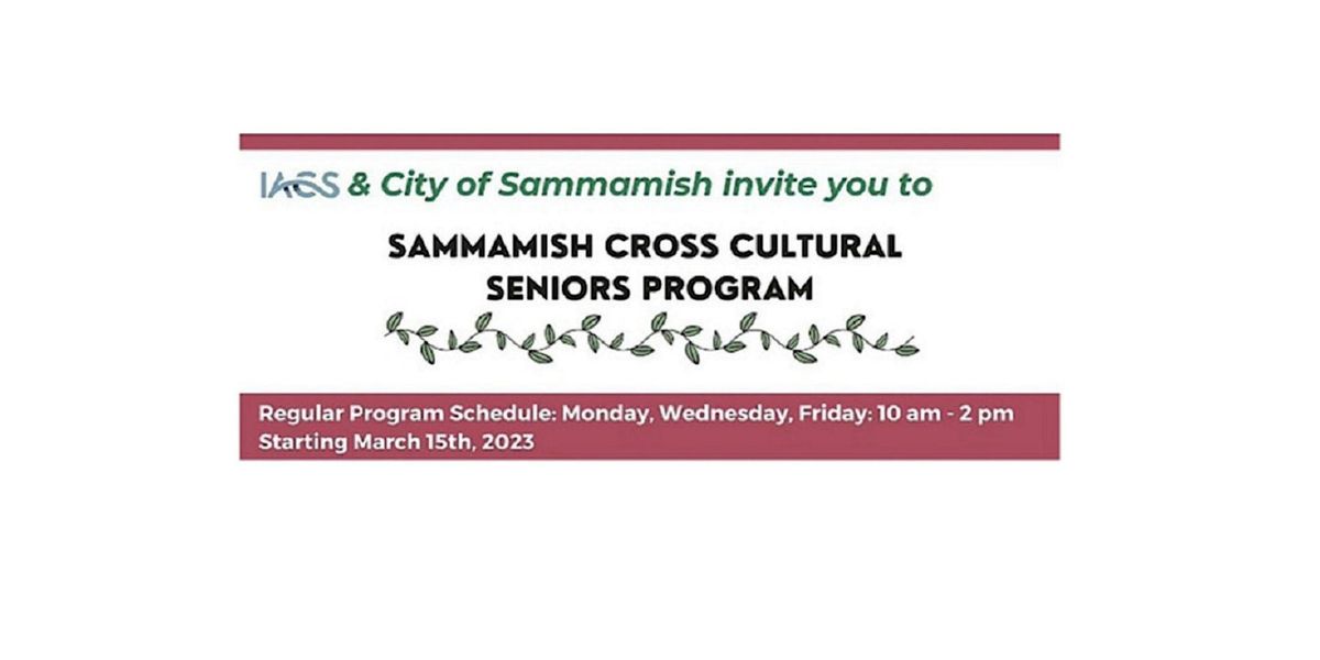 Sammamish Seniors Program,  June 2024 Meetups