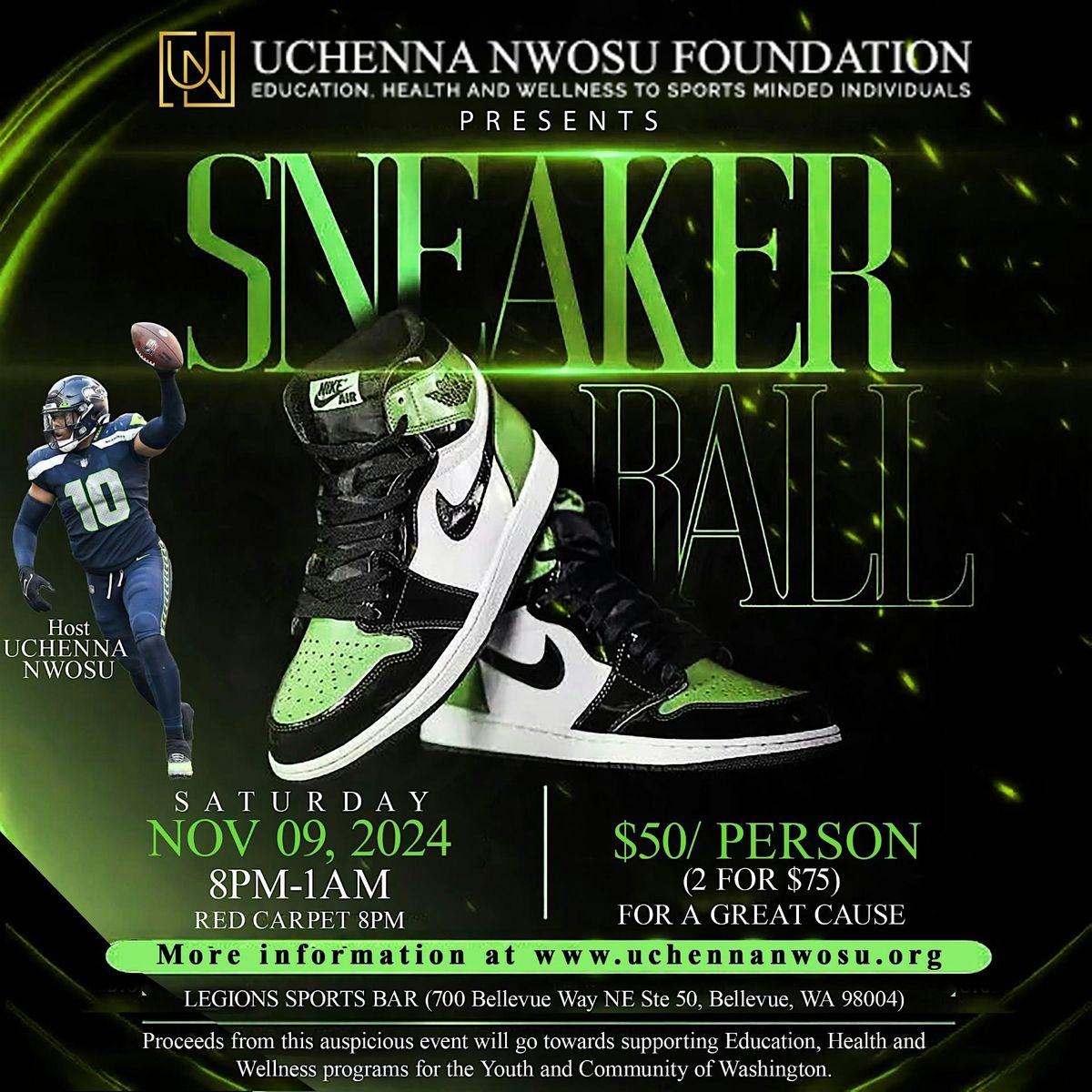 Uchenna Nwosu Foundation Sneaker Ball