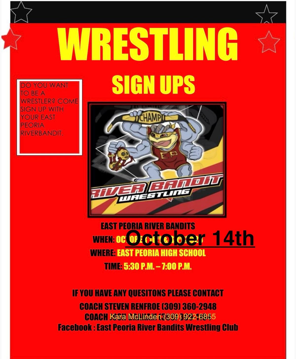 East Peoria High School Sign Ups