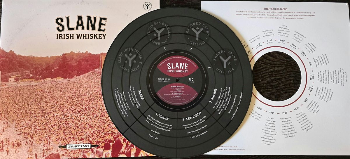 Celebrate St. Paddy's Day with Slane Irish Whiskey with a Whiskey  Record!