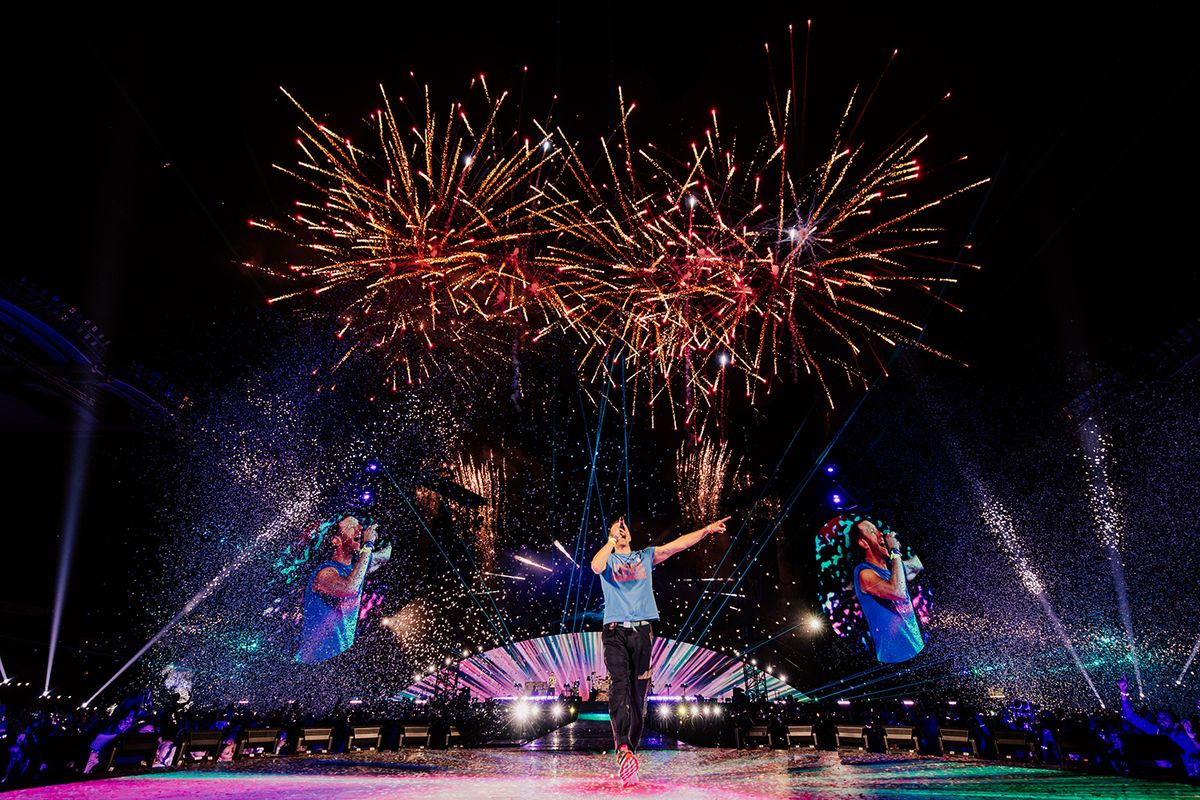 Coldplay at Stanford Stadium