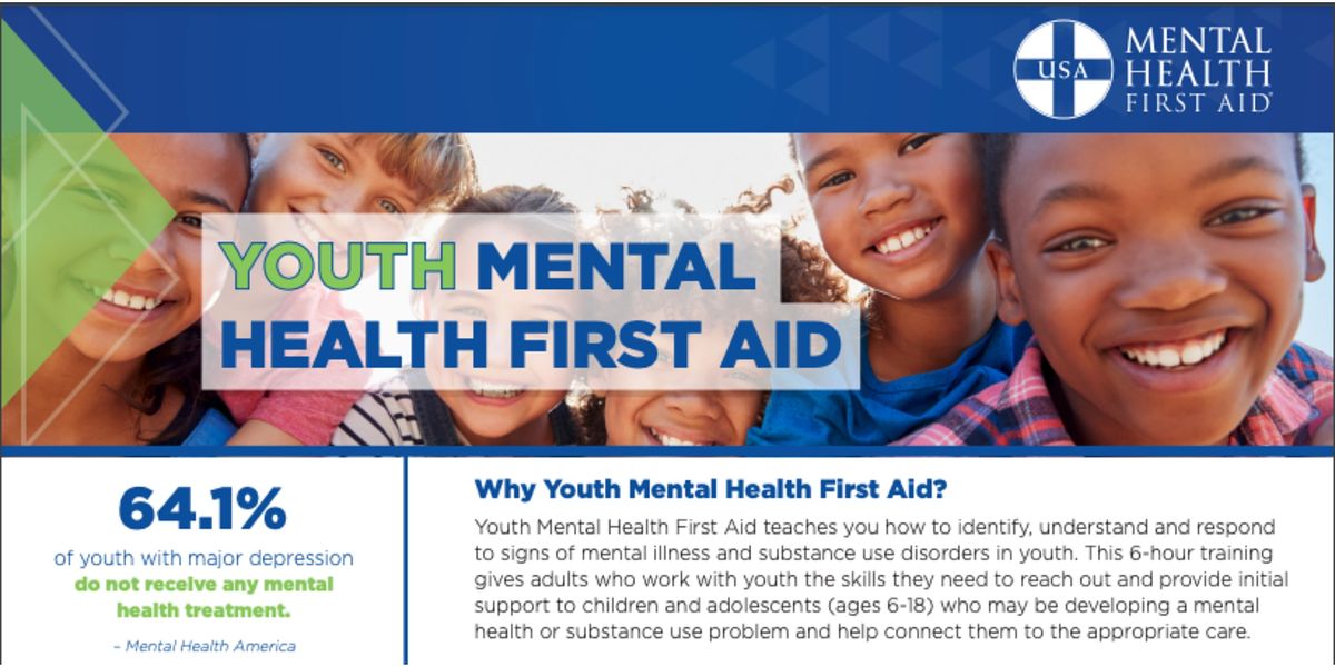 Youth Mental Health First Aid class