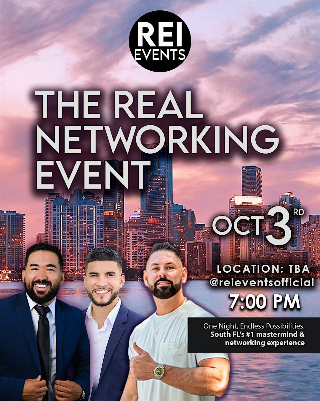 The  Real Networking Event October 3rd