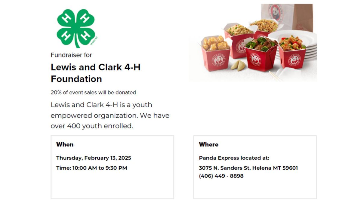 4-H FUNdraiser at Panda Expresss