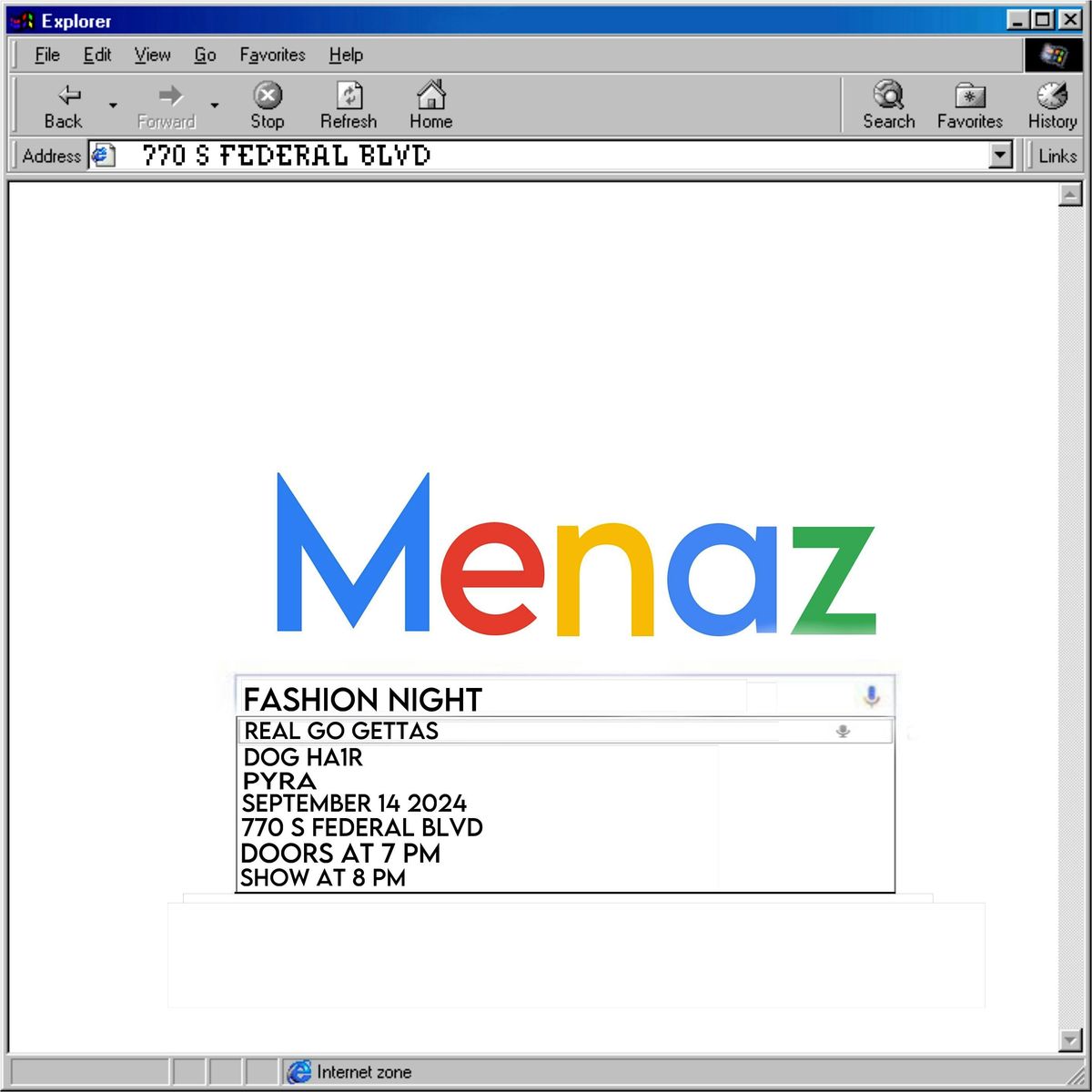 MENAZ FASHION NIGHT