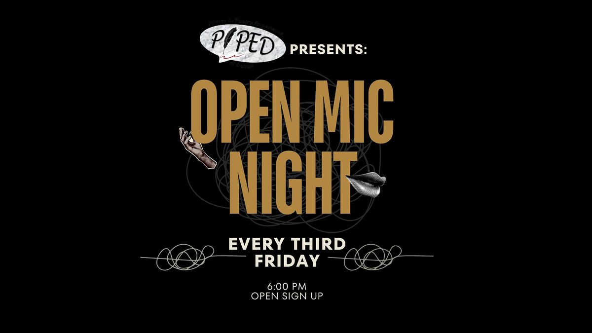 Open Mic Night @ The Congregation Detroit