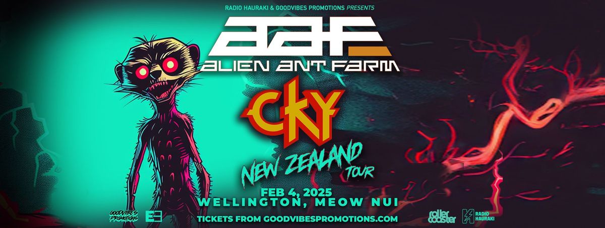 Alien Ant Farm + CKY NZ Tour - Wellington