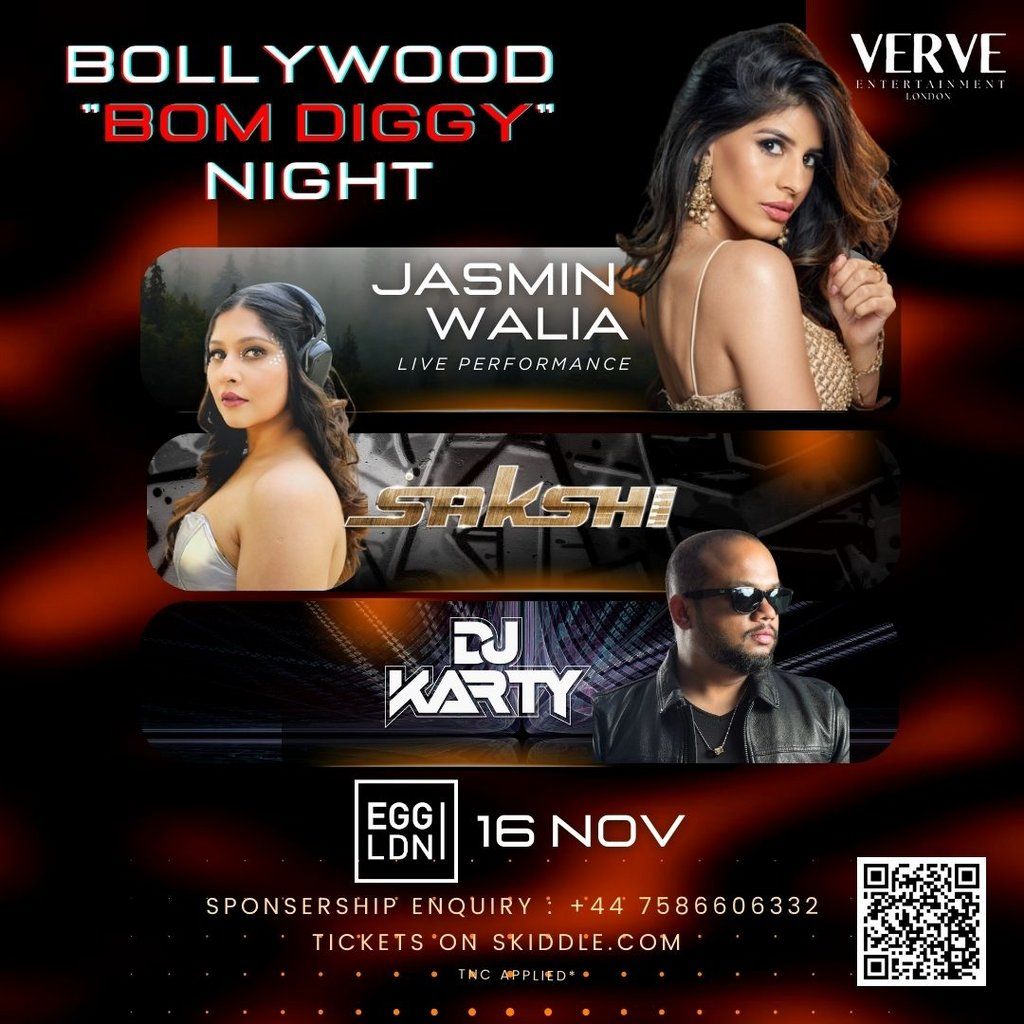 Bollywood "Bom Diggy" night ft Jasmin Walia