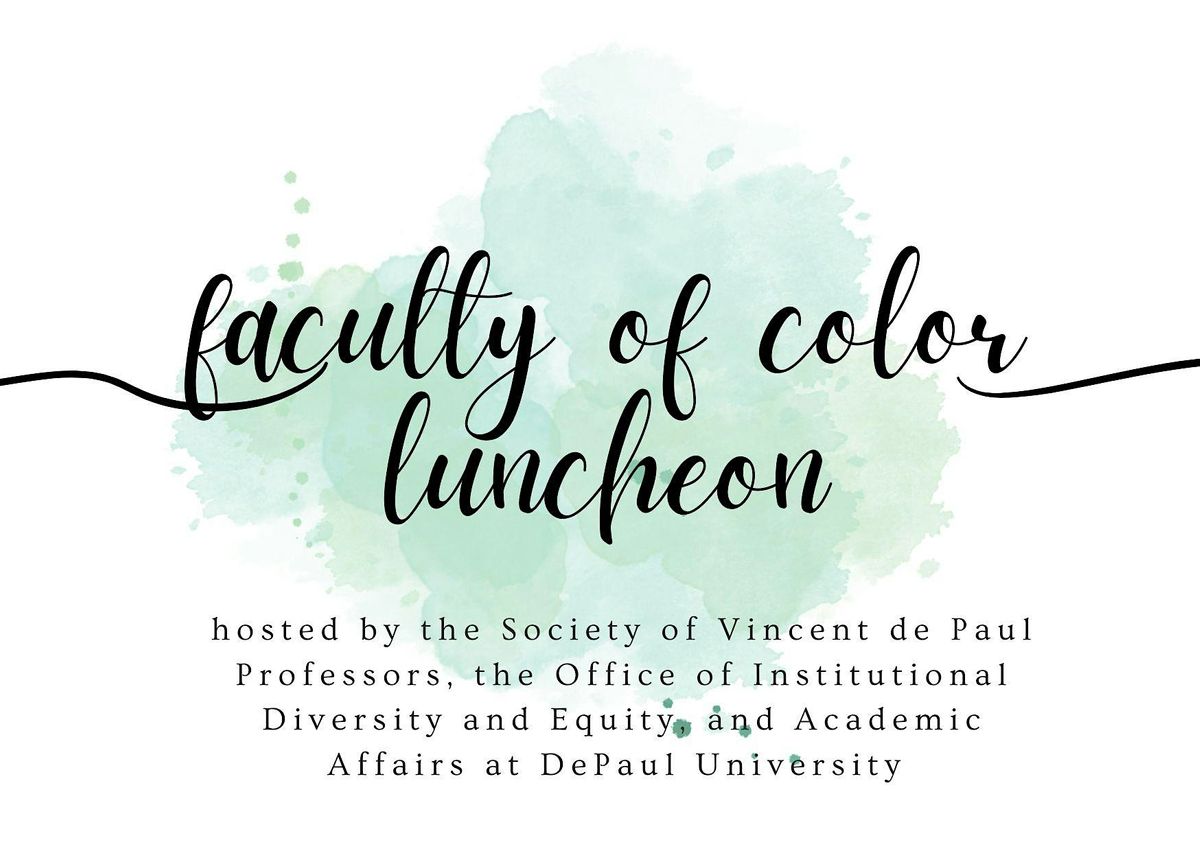Faculty of Color Luncheon