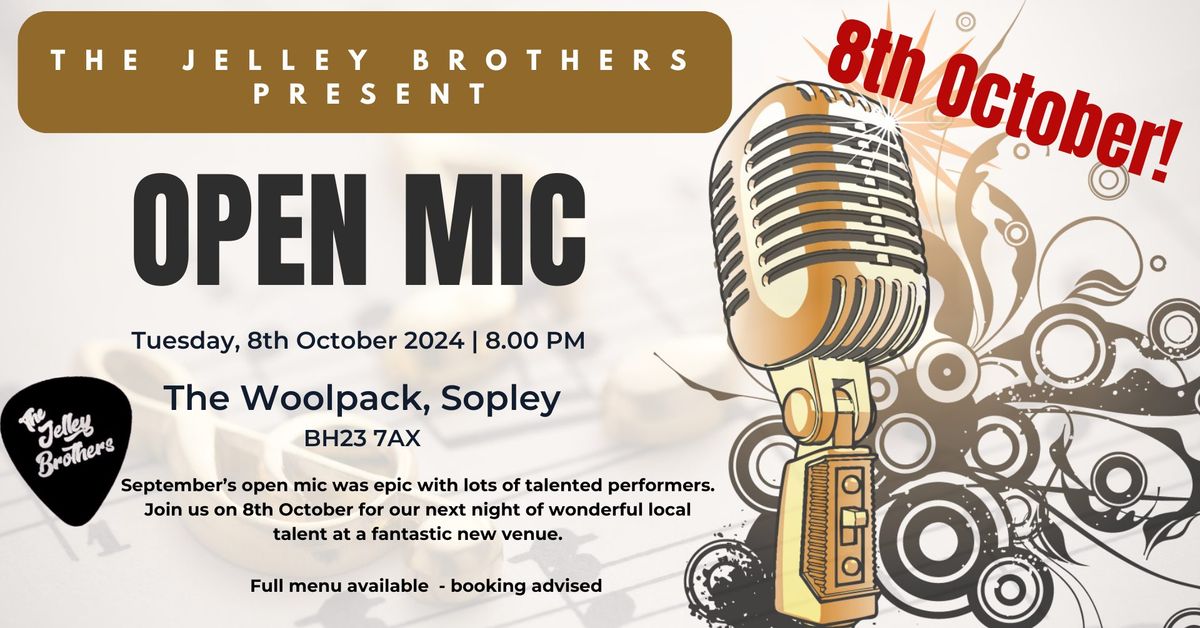 Jelley Brothers Open Mic at The Woolpack, Sopley