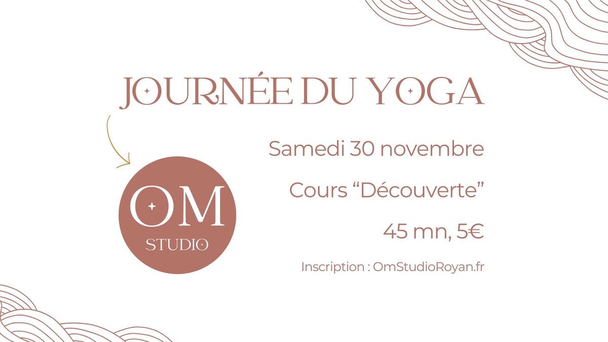 Journ\u00e9e D\u00e9couverte Sp\u00e9ciale Yoga | Om Studio Royan