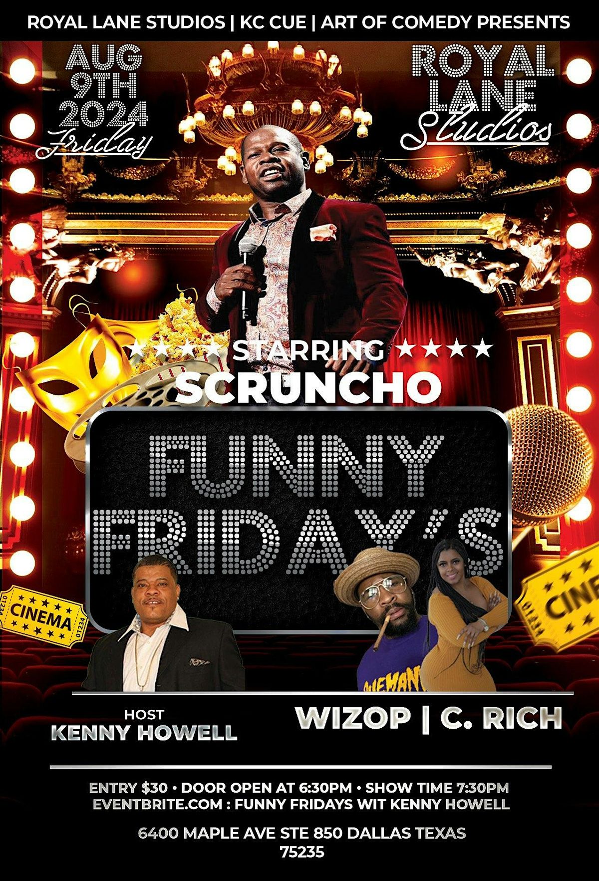 Funny Friday's Comedy Show | Starring Scruncho | Hosted by Kenny Howell