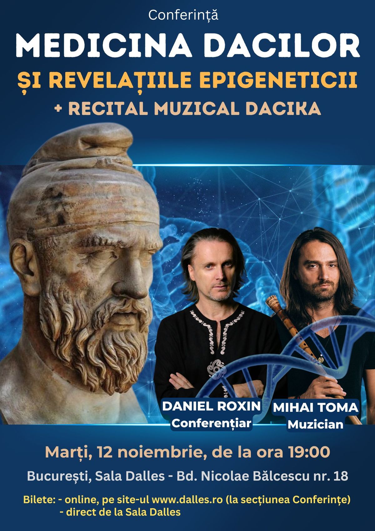 MEDICINA DACILOR si revelatiile epigeneticii - Recital muzical Dacika 