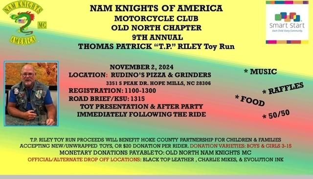 9th Annual TP Riley Toy Run 