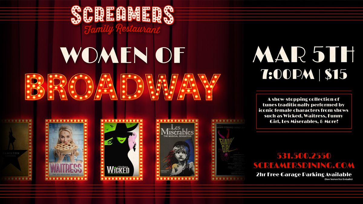 Women of Broadway: A Cabaret Tribute