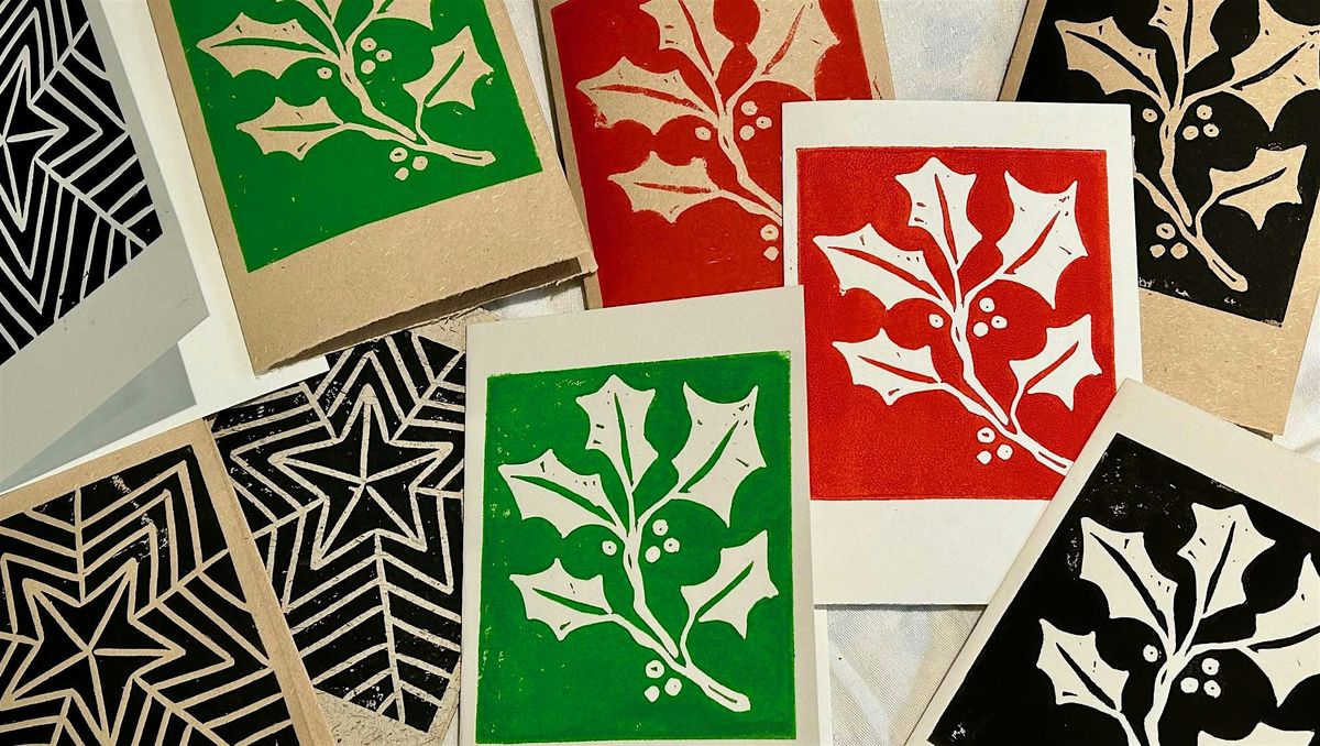 Lino-Cut Greetings  Cards - a festive printmaking workshop