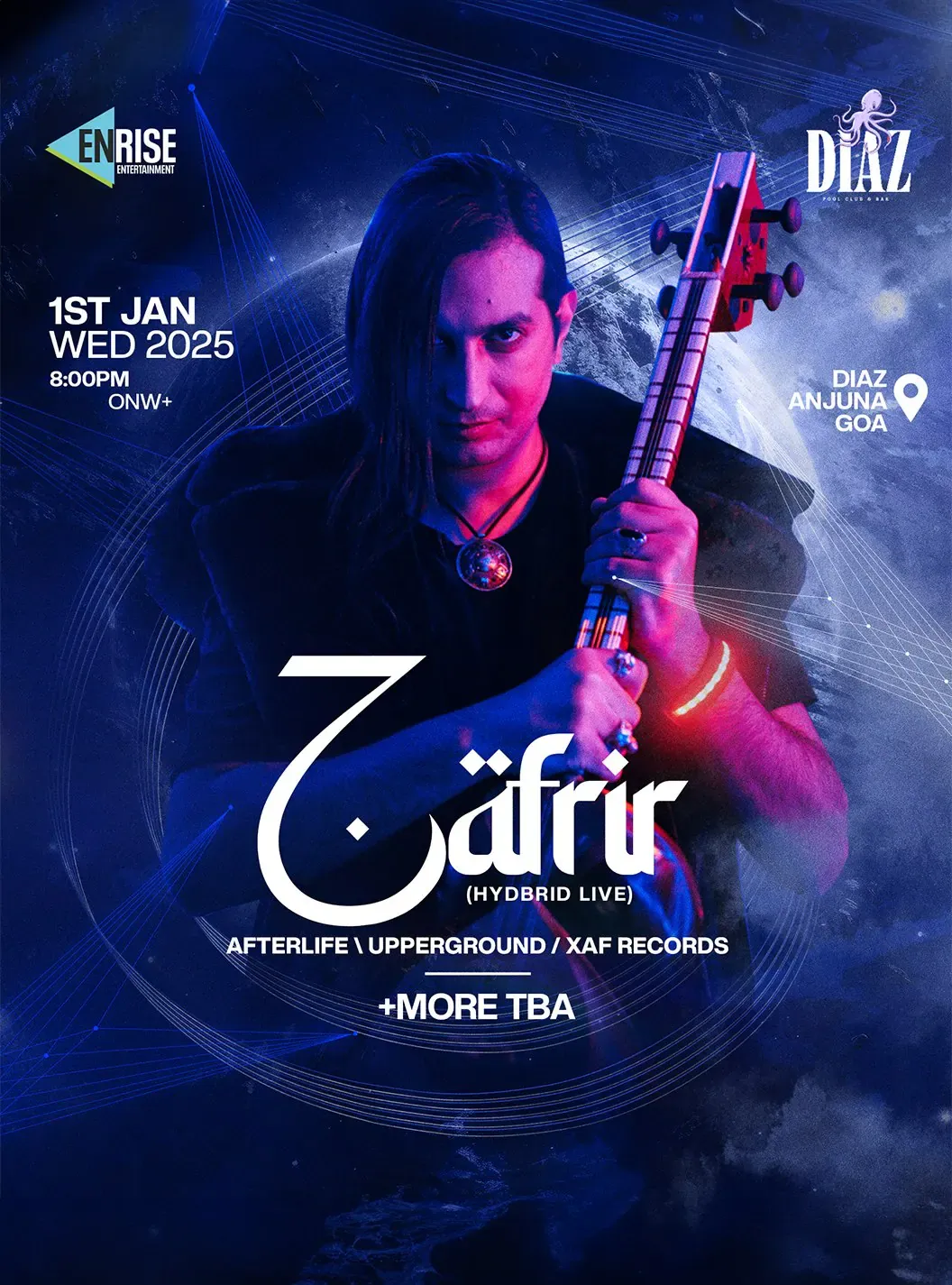 Zafrir at Diaz Music and Party event Tickets Goa