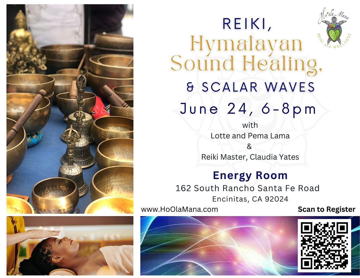 Reiki, Himalayan Bowls Sound Healing, and Scalar Waves