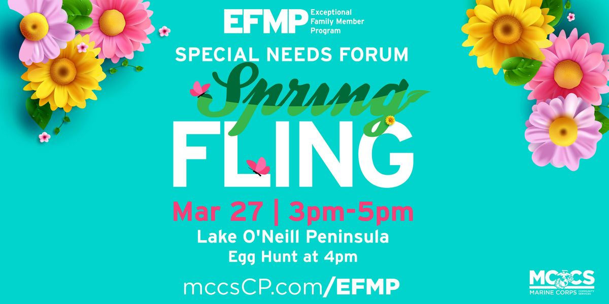 Special Needs Forum Spring Fling, Lake O'Neill, Oceanside, 27 March 2024