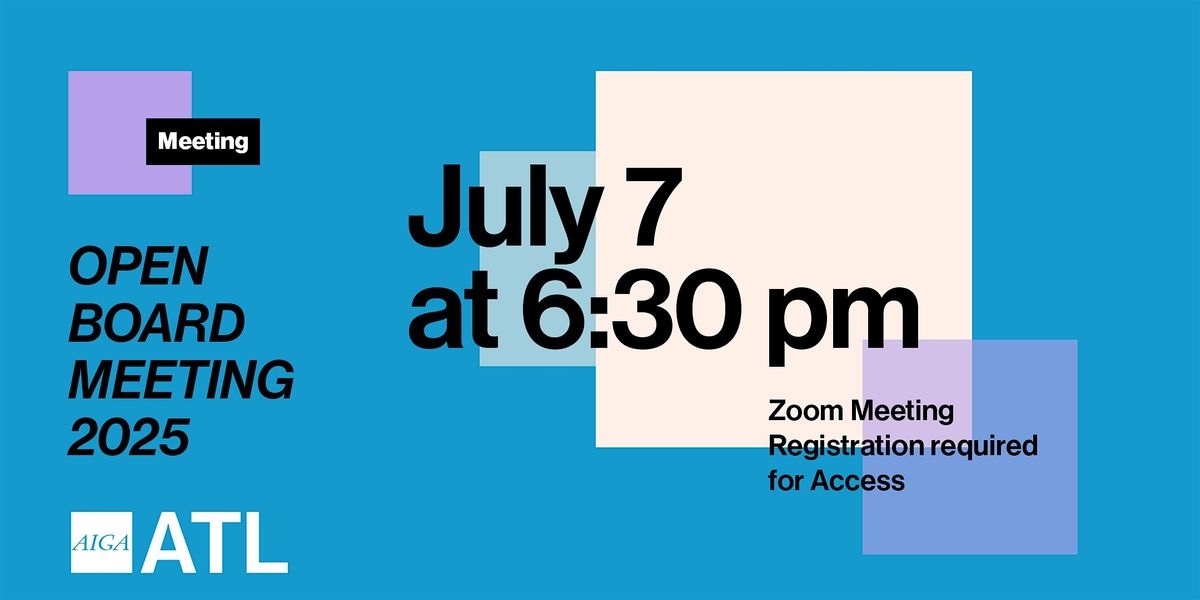 AIGA ATL Meet the Board - July 2025